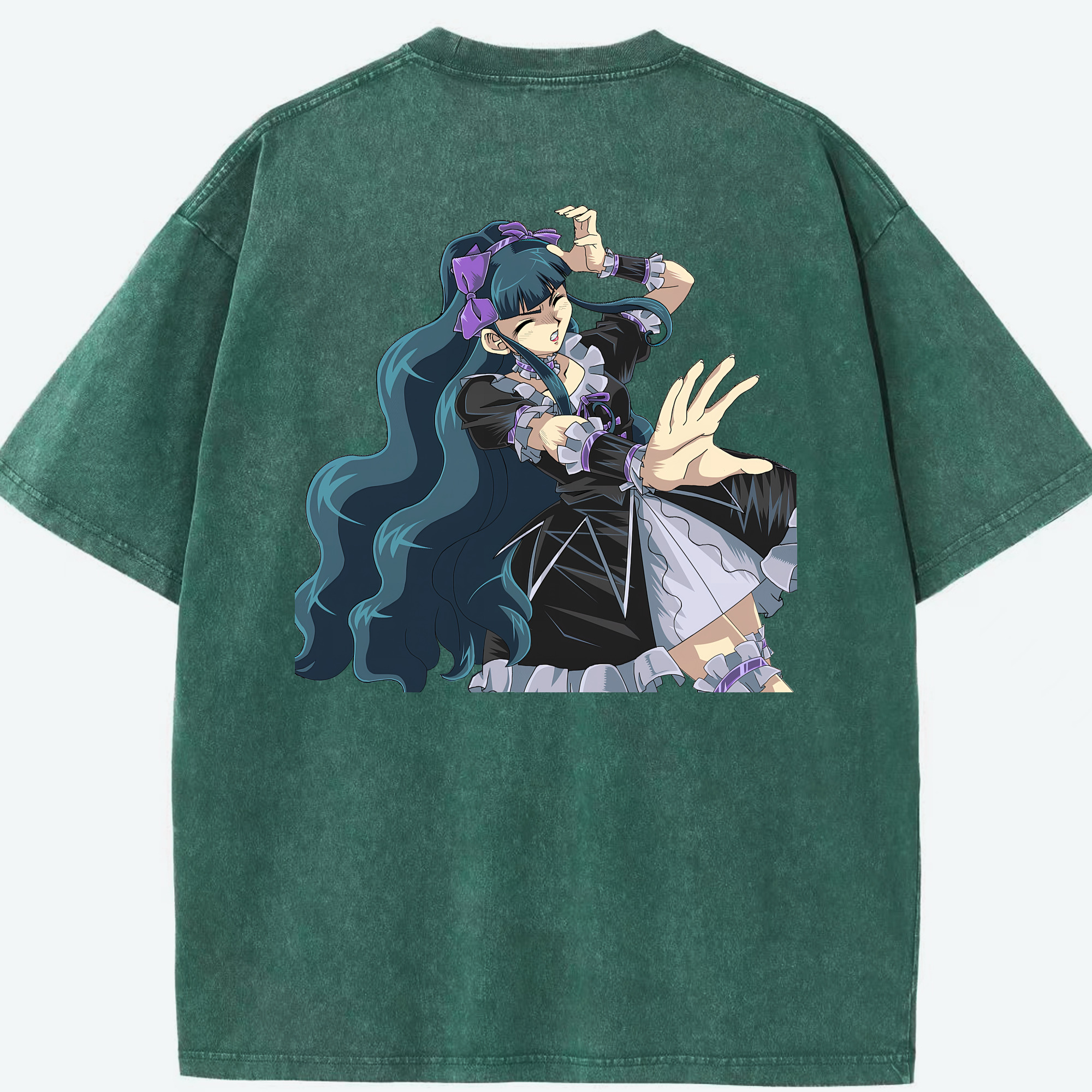 （画像用） 遊☆戯☆王 Yu-Gi-Oh! 綿100% ヴィンテージ風 半袖Tシャツ（背面プリント）